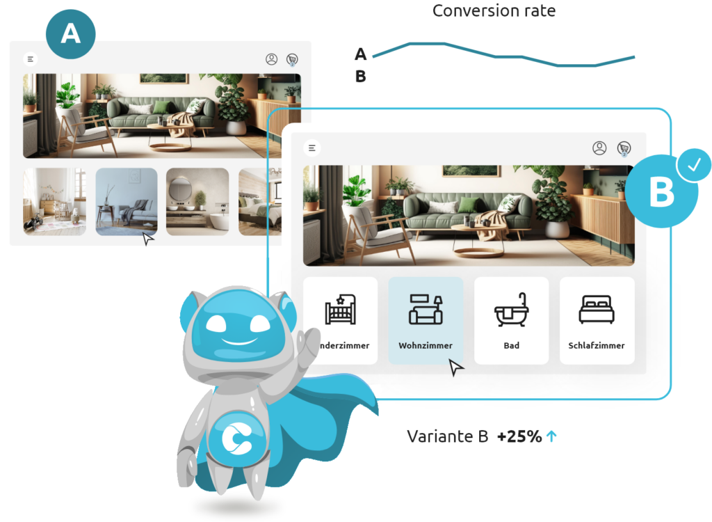 A/B Testing mit Shopware für höhere Conversion-Raten